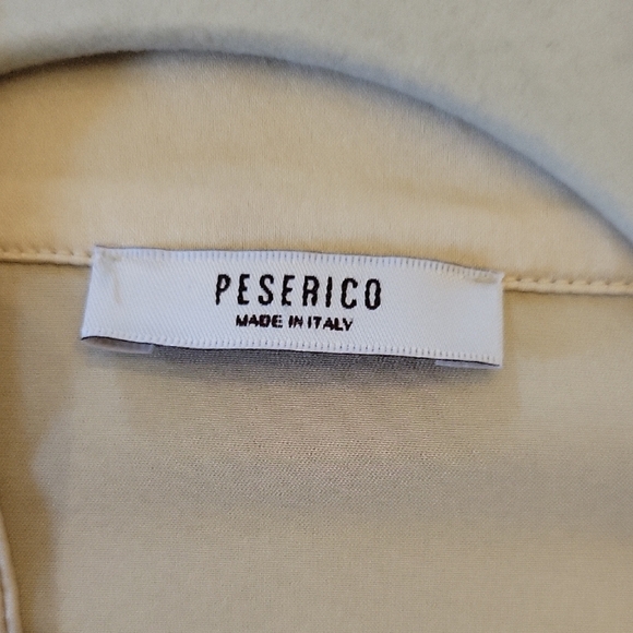 Peserico Italian Silk Blend Top Womens Sz XL Butter Yellow Blouse, Quiet Luxury - Picture 2 of 10